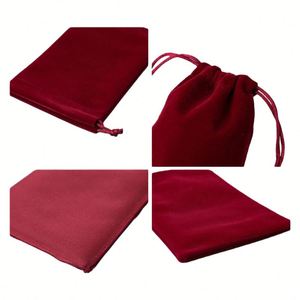 Wholesale Cotton Drawstring Pouch for Jewelry Embossed Logo Soft Pouch Dust Bag for Jewelry Packaging and Gifts - Product Image 5
