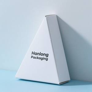 Boîte à <span class=keywords><strong>pizza</strong></span> triangulaire réutilisable de couleur blanche avec logo personnalisé, qualité alimentaire, OEM, boîtes à <span class=keywords><strong>pizza</strong></span> pour une seule part, 30x30 - Product Image 6