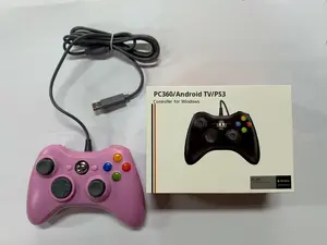 คอนโทรลเลอร์เกม XBOX360 สำหรับกล่องทีวี พร้อมการเชื่อม<span class=keywords><strong>ต่อ</strong></span>แบบไร้สายและแบบมีสาย รุ่นสั่นสะเทือน Pc360 - Product Image 6