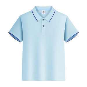 Camiseta Polo para Niños, 60% Algodón, 40% Fibra, 200 Gramos, con Logotipo Personalizado, Venta de Fábrica en China - Product Image 4