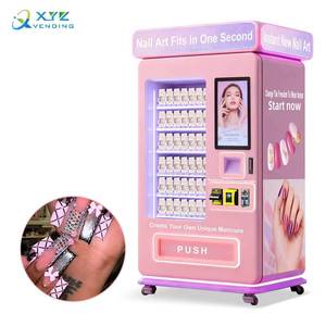 ตู้จำหน่ายสินค้าอัตโนมัติสำหรับเล็บและขนตาปลอมแบบขายส่ง OEM พร้อมหน้าจอสัมผัส LED ขนาด 21.5 นิ้ว รองรับการชำระเงินหลากหลายรูปแบบสำหรับห้างสรรพสินค้า - Product Image 1