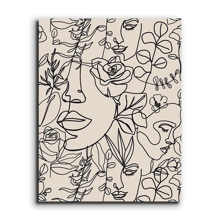 high definition flower portrait print painting printing canvas paintings for home decoration