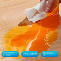 Nappe en verre souple transparente TPU de qualité alimentaire imperméable à l'huile tapis de Protection de bureau élégant pour Table à thé bureau d'étudiant