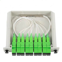 FTTH Fibre Optique ABS LGX Boîte Cassette 1x4 1x8 1x16 1X32 1X64 Module D'insertion PLC Splitter