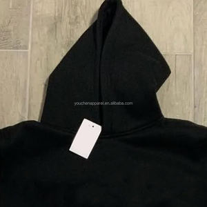 Benutzer definierte Pullover Hoodie Männer Distressed Stickerei Übergroße schwere Hoodie Streetwear Kleidung Großhandel - Product Image 3