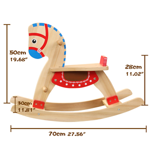 Caballo Balancín de Madera Resistente para Niños de 2 a 6 Años - Product Image 6
