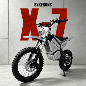 Vente en gros usine SYKERUNS X7 5500W 60V 27Ah 57MPH 60 Miles d'autonomie 220N.M de couple <span class=keywords><strong>Moto</strong></span> tout-terrain adulte Modèle 2026 - Product Image 1