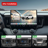 Layar Foforfor 13" untuk Toyota Highlander 2014-2021 CarPlay Android15 2K Radio Mobil Stereo Player Head Unit GPS Navi 360 DSP 7870