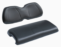 Genek Genek04 Dossier en plastique noir gaufré pour siège avant de voiturette de golf Club Car Precedent, Accessoires pour voiturette de golf