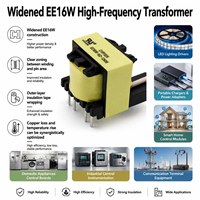 Transformateur à ferrite de type vertical 1,6 mH EE16, transformateur SMPS élévateur/abaisseur, fournisseur de transformateurs haute fréquence