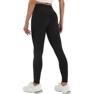 FOXA Fleece Lined Leggings Women High Waisted Tummy Control Thermal Workout Yoga Pants Winter Warm Elastic Fit - Product Image 6