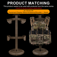 Support d'affichage modulaire AC-19-ACC-03 pour casques, avec couvercle supérieur, accessoire pour l'affichage d'équipements et d'accessoires de chasse