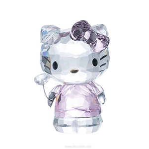 Hot Sale Custom Animal Mini Cat Figurine Hello Kitty Figurine for Wedding Guests Gifts Home <strong>Decor</strong> - Product Image 1
