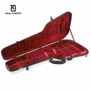 FGC-OM-WH Rm vente en gros, étui de <span class=keywords><strong>guitare</strong></span> électrique de haute qualité blanc brillant FRP à coque dure, étui de <span class=keywords><strong>guitare</strong></span> <span class=keywords><strong>Folk</strong></span> classique - Product Image 2