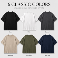T-shirts surdimensionnés 100 % coton imprimés sur mesure pour événements promotionnels, uniformes d'équipe, articles de marque, commande en gros