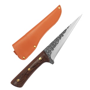 Xingye 5cr15 Set di <span class=keywords><strong>coltelli</strong></span> <span class=keywords><strong>da</strong></span> taglio per carne in acciaio <span class=keywords><strong>coltelli</strong></span> <span class=keywords><strong>da</strong></span> <span class=keywords><strong>cucina</strong></span> e accessori tronchi di legno di wengè africano coltello <span class=keywords><strong>da</strong></span> taglio in osso <span class=keywords><strong>con</strong></span> pelle - Product Image 5
