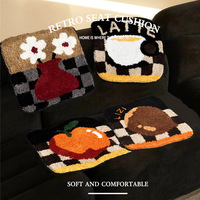 Coussin de siège carré en polaire doux et chaud, antidérapant, résistant à la saleté et à l'usure, idéal pour la maison et le bureau – Vente chaude