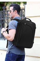 Sac à dos de voyage grande capacité pour ordinateur portable sac d'école affaires 17.3 pouces sacs d'ordinateur pour hommes et femmes avec 3 cubes d'emballage