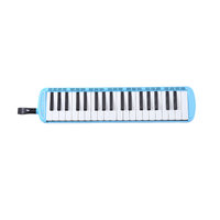 37-Key Wind Keyboard Piano School Teaching Musical Instrument Melodica with PU Leather Bag Instrument Accessories