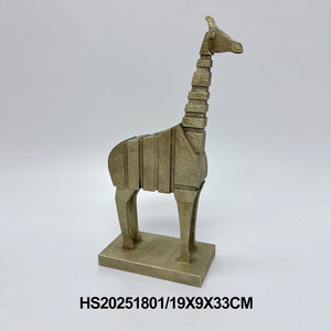 Sculpture d'animal abstrait personnalisé Statue en résine de cheval éléphant <span class=keywords><strong>girafe</strong></span> Objets décoratifs d'art moderne pour la décoration intérieure minimaliste - Product Image 3
