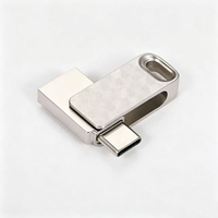 Nouvelle promotion : Clé USB OTG 2.0 Type-C haute vitesse 16 Go/32 Go/64 Go/128 Go en métal avec garantie 1 an pour téléphones Android et ordinateurs portables
