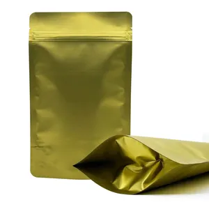 Sac d'emballage refermable à fermeture éclair en plastique anti-odeur pour le stockage des aliments