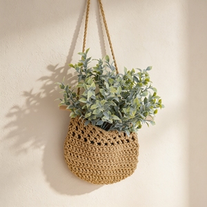 GF16294A pianta artificiale foglie floreali fogliame vite decorazione per ufficio decorazione - Product Image 4
