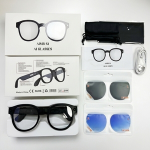 Gafas Inteligentes con IA AIMB-S1 de Alta Tecnología, 5.0 Millones de Píxeles, con Traducción por IA y Grabación de <span class=keywords><strong>Video</strong></span> para Viajes y Uso en Exteriores - Product Image 1