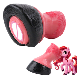 Masturbador de Silicona con Forma de Pezón de Caballo Sunshine Liya Hoof Fantasy, Juguete Sexual Masculino con Temática Peluda, Novedad 2026 - Product Image 1