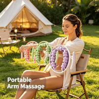 Rodillo de Masaje Manual para Piernas, para Hombres y Mujeres Adultos, con Clip Circular, Alivio de Meridianos de Pantorrilla, Equipo Deportivo para Adelgazar y Cuidado de los Pies