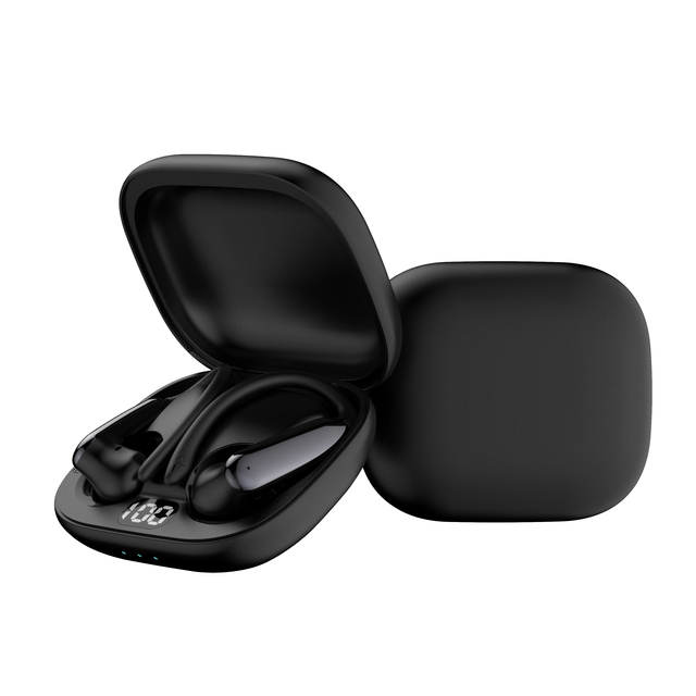 Hook Design Premium TWS Sport Headset BT5.4 Earbuds Sports Wireless Earphones with LED Battery Indicator 2026