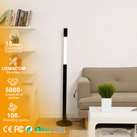 Lampe de sol d'angle pour salon, style industriel, LED lumineuse, décoration tendance, vente chaude
