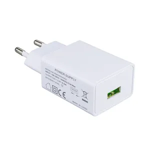 Fabrika CE FCC sertifikalı 10W USB şarj aleti adaptör 5V 2A USB duvar iPhone şarj cihazı Samsung cep telefonu