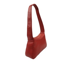 Ladies Vibrant <b>Red</b> Leather Handbag Adjustable Shoulder Strap Fashion Tote Bag Elegant Designer Style <b>Purse</b> for Office and Travel - Product Image 3