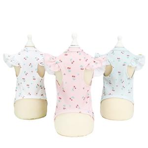 फीता आस्तीन टी-शर्ट कस्टम बस लक्जरी ग्रीष्मकालीन कुत्ते के कपड़े - Product Image 1