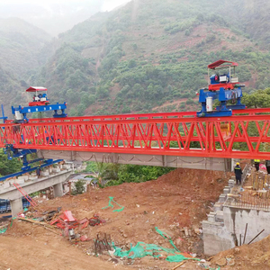 Grúa lanzadora de viga de puente ferroviario de 180t de doble armadura de alta eficiencia - Product Image 5
