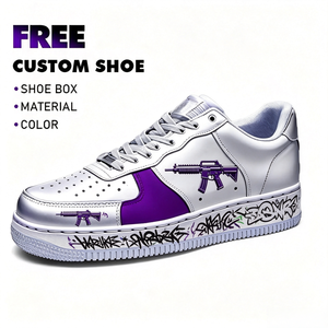 Chaussures de créateur pour hommes, nouvelles baskets blanches tendance, chaussures de course, de basketball, de marche, style décontracté pour hommes - Product Image 4