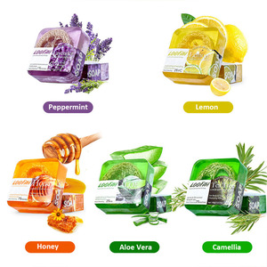 Handmade Transparent Recyclable Deep Cleansing Essential Oil Loofah Liquid Hand <b>Soap</b> Portable for Face Body All Skin Types - Product Image 3