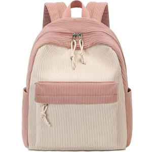 Mochilas Escolares al por Mayor, Mochilas Personalizadas de Pana para Senderismo, Deportes Casuales, Mochilas para Mujer - Product Image 1