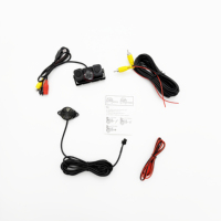 Kamera Mundur Mobil 3-in-1 Universal CMOS Night Vision 2 LED Light, Sensor Parkir Mudah, Kamera Pandang Belakang Mobil