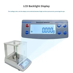 <span class=keywords><strong>Balance</strong></span> électronique Longteng JD200-3 <span class=keywords><strong>Balance</strong></span> analytique <span class=keywords><strong>milligramme</strong></span> JD2004 Dixième de millième 210-4A Étalonnage interne Capacité 200g - Product Image 5