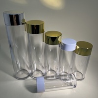 Bouteille à capsule à large ouverture en PET de 30/40/50/60/80/100/120/150 ml, vente chaude, flacon vide transparent pour médicaments, flacon à pilules en plastique à large ouverture