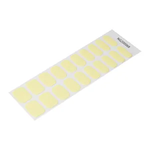 Uv Gel Vender No tóxico Nuevo Semicurado Toe Nail Wraps Suministro de fábrica Mármol de larga duración Semicurado Gel Nail Sticker - Product Image 1