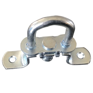 Anillo de Amarre con Gancho de Resorte Galvanizado en Zinc - Product Image 1