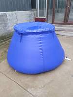 Resistance à la sécheresse PVC vessie d'eau conteneurs de stockage 1000D pliable Portable réservoir d'eau grande capacité sac d'eau douce