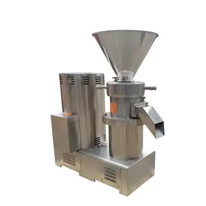 Industrial Electric Shea Ginger Garlic Paste Making Machine Makers Vegetable Peanut Butter Colloid Mill