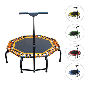Trampolín Hexagonal <span class=keywords><strong>Profesional</strong></span> y Económico para Gimnasio y Hogar con Manillar para Ejercicio de Niños y Adultos - Product Image 3