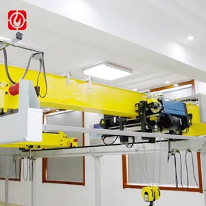 2024 New Design 5 Ton Single Girder Overhead Crane With Low Headroom Hoist