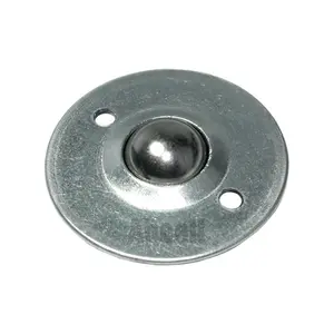 BCHE55 C-8L brida de disco de bola de acero rodillo de mesa de trabajo de Metal, BCHE45 Omnifloat rodamiento libre de ruedas unidades de transferencia de bolas tipo L