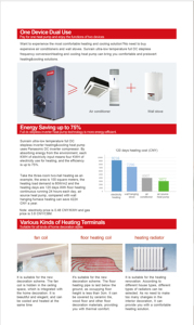 ปั๊มความร้อนแบบอากาศสู่น้ำ R32 Wifi 12KW 15KW 18KW 24KW 31KW EVI สำหรับทำความร้อนและความเย็น - Product Image 2